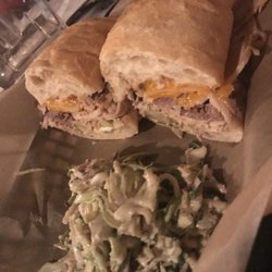 Ridge Runners Bar and Grill - Cuban Twist Sandwich with coleslaw