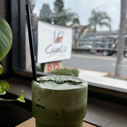 double matcha latte double matcha latte