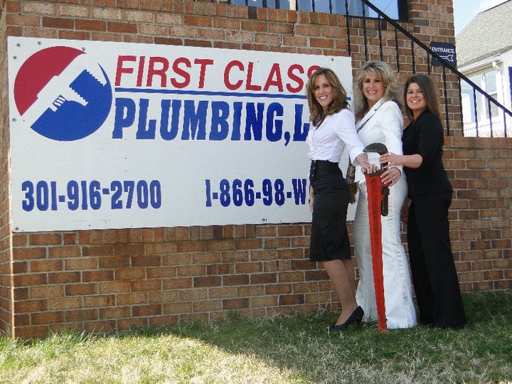 Slide of First Class Plumbing
