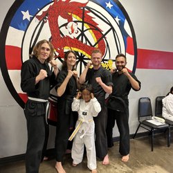 1UP Martial Arts - Yellow belt ceremony with instructors