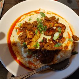 Shrimp & Chorizo Grits Shrimp & Chorizo Grits