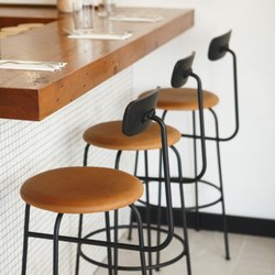 Norden Living - Afteroom Series by Menu shown in a customer's stunning restaurant, Stationæry (Carmel-By-The-Sea, California).   Photos by Milena Mallory