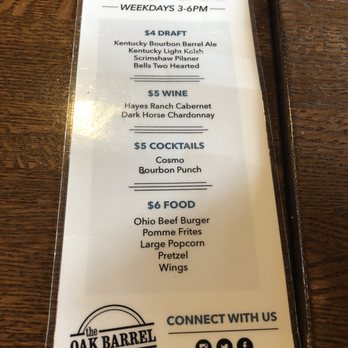 The Oak Barrel - Happy Hour! - Brasseries Near Me - Valley View, Ohio The Oak Barrel - Happy Hour! - Brasseries Near Me - Valley View, Ohio