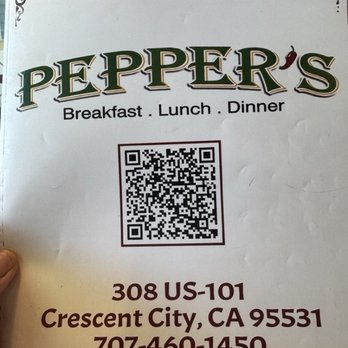 Peppers - A code menu - Chicken Wings Near Me - Crescent City, California