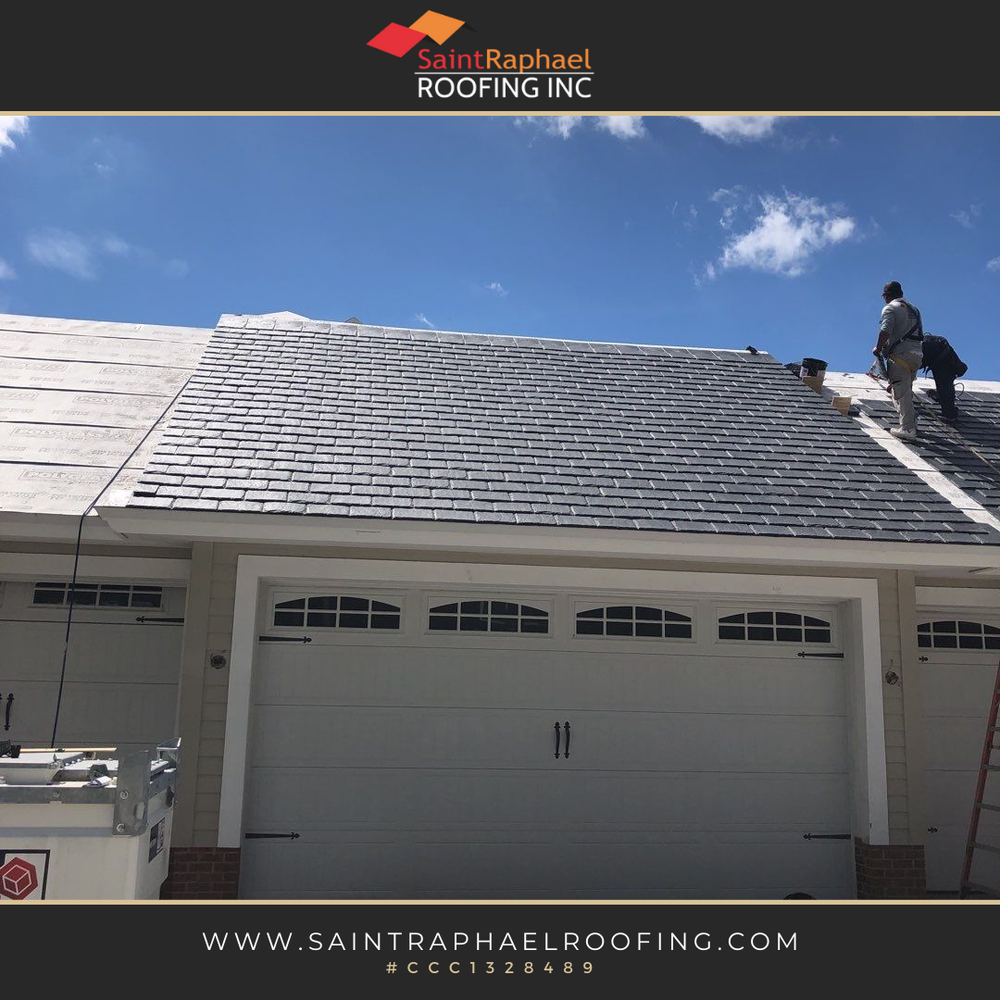 Slide of Saint Raphael Roofing