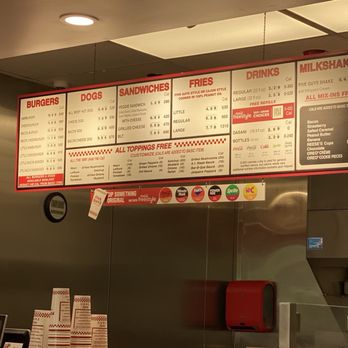 Five Guys - Posted menu - Burgers Near Me - Lakewood, Washington Five Guys - Posted menu - Burgers Near Me - Lakewood, Washington