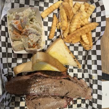 BubbaQue - Brisket plate all lean. - Barbeque Near Me - Tucson, Arizona