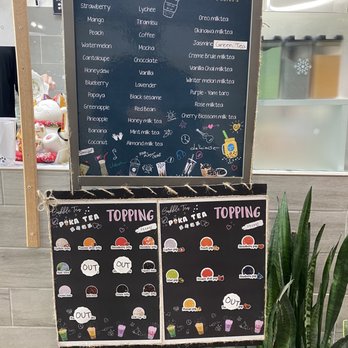 Pika Tea - Menu board 2. - Bubble Tea Near Me - Greensboro, North Carolina