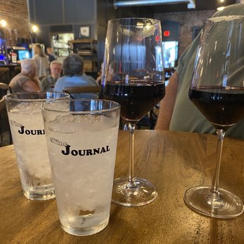 The Wine Journal - three glasses of wine on a table - Wine Bars Near Me - Adrian, Missouri
