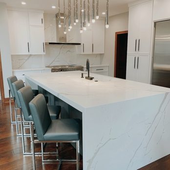TTS Granite - a kitchen island with chairs - General Contractors Near Me - Steger, Illinois TTS Granite - a kitchen island with chairs - General Contractors Near Me - Steger, Illinois