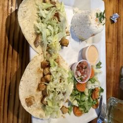 El Toro Loco - Fish tacos lunch portion. Pretty good