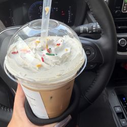 Wyatt’s Daily Grind - Birthday cake latte