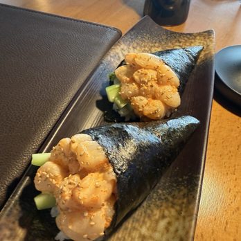 Aria Sushi & Dining - Scallop Hand Rolls-sooo good!!! - Sushi Bars Near Me - Sherman Oaks, California Aria Sushi & Dining - Scallop Hand Rolls-sooo good!!! - Sushi Bars Near Me - Sherman Oaks, California