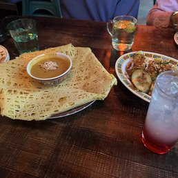 We had an amazing time here and food was amazing too .We ordered salad ,noodles. I also tried the hibiscus tea and that was also amazing. We had an amazing time here and food was amazing too .We ordered salad ,noodles. I also tried the hibiscus tea and that was also amazing.