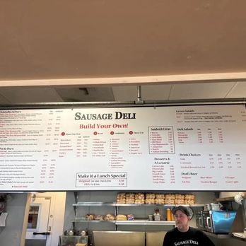 Sausage Deli - Menu board - Delis Near Me - Tucson, Arizona Sausage Deli - Menu board - Delis Near Me - Tucson, Arizona
