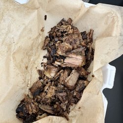 Gila Hogs BBQ - Half pound of brisket.
