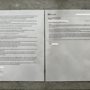 Kalon Farm - The letter and email evidence I left behind. - Meat Shops Near Me - Lancaster, Massachusetts