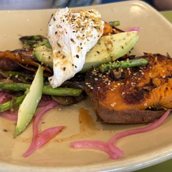 Snooze, an A.M. Eatery - Sweet Potato Vegi Smashup - Breakfast & Brunch Near Me - Denver, Colorado Snooze, an A.M. Eatery - Sweet Potato Vegi Smashup - Breakfast & Brunch Near Me - Denver, Colorado
