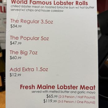 Royal Lobster - Lobster menu - Seafood Near Me - Honolulu, Hawaii