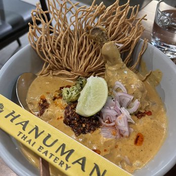 Hanuman Thai Eatery - Khao soi (curry broth with egg noodles) - Thai Near Me - Costa Mesa, California Hanuman Thai Eatery - Khao soi (curry broth with egg noodles) - Thai Near Me - Costa Mesa, California