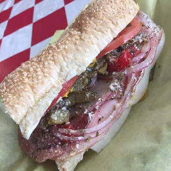 Dino's Subs - #19 The Dino w/ the works minus lettuce - Sandwiches Near Me - Arlington, Texas Dino's Subs - #19 The Dino w/ the works minus lettuce - Sandwiches Near Me - Arlington, Texas