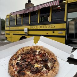 The Brick Oven Bus - Meat pizza