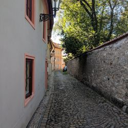 Dětské hřiště nový svět - Along this street is this hidden park