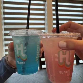 Hyper Energy Bar - Adrenaline Junkie & Pink Power - Coffee & Tea Near Me - Elkhorn, Nebraska
