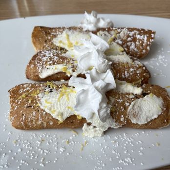 Broken Yolk Cafe - Crepes with ricotta and lemon zest - Breakfast & Brunch Near Me - Meridian, Idaho