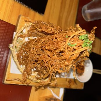 Mensho - Fried enoki appetizer - Noodles Near Me - Houston, Texas