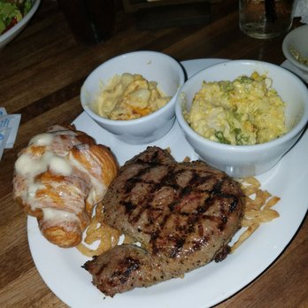 Cheddar's Scratch Kitchen - Sirloin with mac and cheese and broccoli cheese casserole - Comfort Food Near Me - Sanford, Florida Cheddar's Scratch Kitchen - Sirloin with mac and cheese and broccoli cheese casserole - Comfort Food Near Me - Sanford, Florida