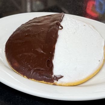 Luberto's Pastry Shop - Half Moon (sometimes called a black and white, but different) - Bakeries Near Me - Revere, Massachusetts
