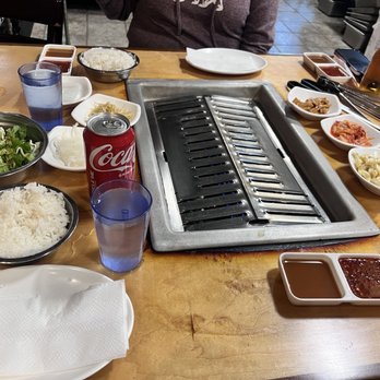 Moon BBQ 2 - It was already placed before we sat down not sure how I feel about this - Korean Near Me - Los Angeles, California Moon BBQ 2 - It was already placed before we sat down not sure how I feel about this - Korean Near Me - Los Angeles, California