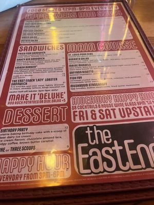 Menu photo 2 The East Ender Portland, ME