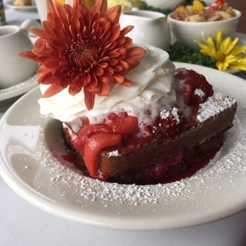 The Veranda Restaurant - French toast was not the best thing on the menu. Didn't really care for the grand marnier sauce. Kids didn't like it either. :( - Desserts Near Me - Fallbrook, California