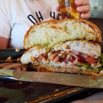 Biergarden Encinitas - Mahi fresh catch sandwich - New American Near Me - Encinitas, California Biergarden Encinitas - Mahi fresh catch sandwich - New American Near Me - Encinitas, California