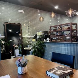 Large table near front counter area