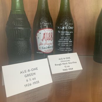 Ale-8-One Bottling - Bottles from different years on display - Historical Tours Near Me - Winchester, Kentucky Ale-8-One Bottling - Bottles from different years on display - Historical Tours Near Me - Winchester, Kentucky