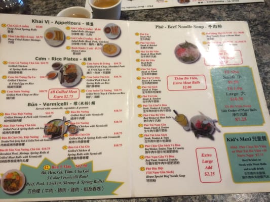 Menu photo 8 Pho Hoan Pasteur Edmonton, AB