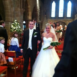 St John The Baptist C Of E Church - The newly wed couple