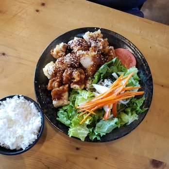 Miyo's Restaurant - Sesame chicken plate - Izakaya Near Me - Hilo, Hawaii
