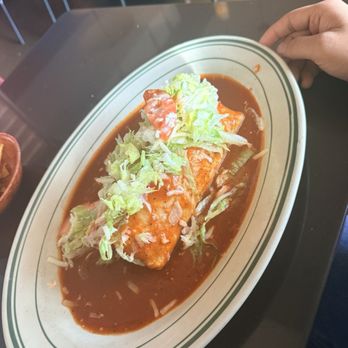 Aca Las Tortas - Burrito with sauce - Mexican Near Me - Lynnwood, Washington