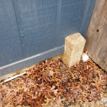 Daniel's Plumbing and Air Conditioning - Concrete block. $456 to chip this away and expose housed PVC. - Plumbing Near Me - Austin, Texas Daniel's Plumbing and Air Conditioning - Concrete block. $456 to chip this away and expose housed PVC. - Plumbing Near Me - Austin, Texas