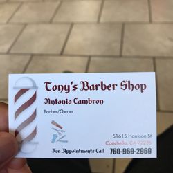Tony's Barber Shop