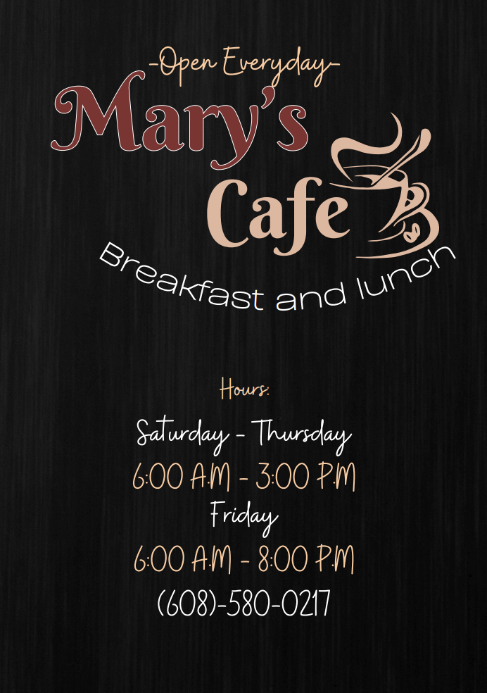 Mary’s Cafe Logo