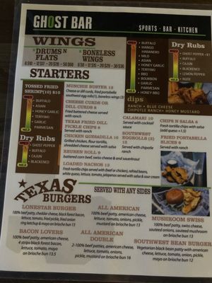 Menu photo 2 Ghost Bar Arlington, TX Menu photo 2 Ghost Bar Arlington, TX