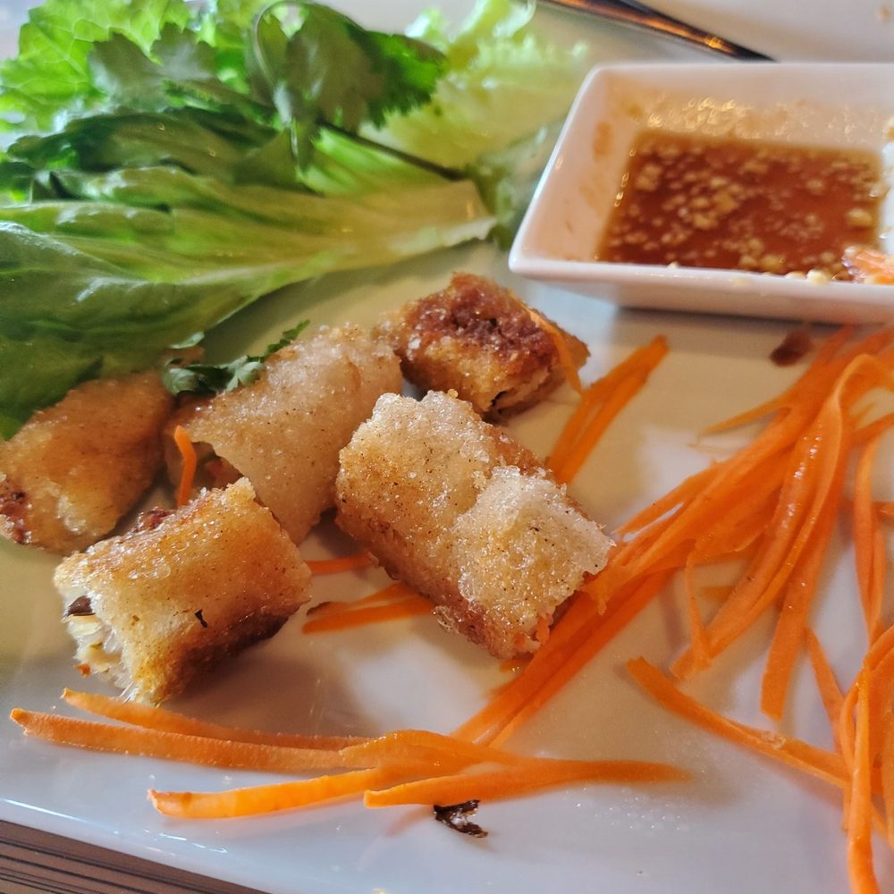 Bangkok crispy rolls!! Again, ate 1/2 before I took this picture..soooo goood!!