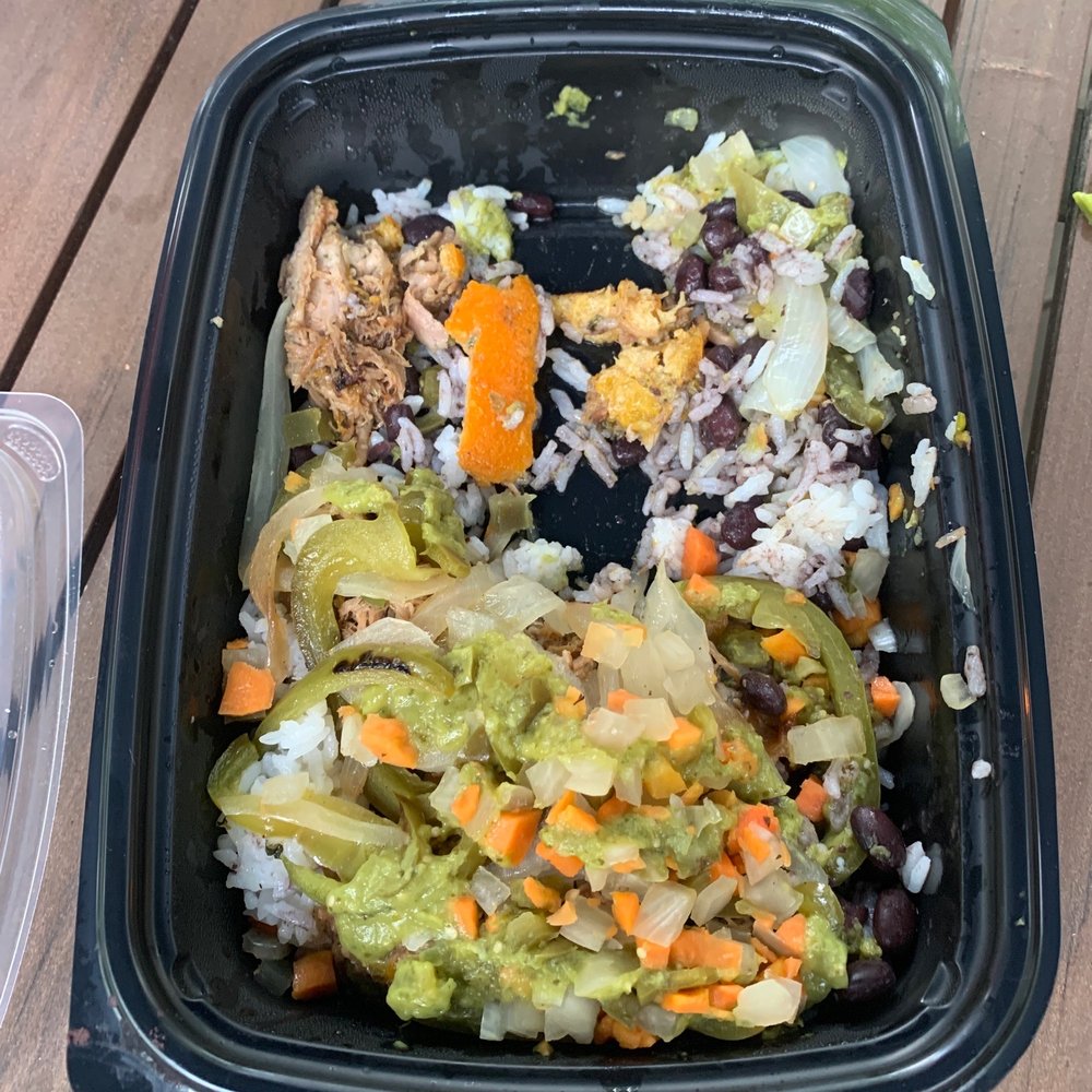 Fish Taco - Pieces of orange peel trash in my rice bowl. - Mexican Near Me - Cabin John, Maryland Fish Taco - Pieces of orange peel trash in my rice bowl. - Mexican Near Me - Cabin John, Maryland