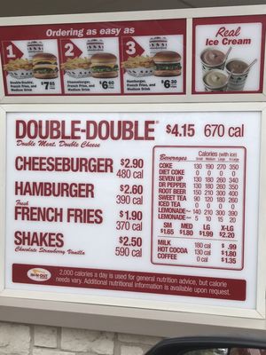 Menu photo 2 In-N-Out Burger Cedar Park, TX Menu photo 2 In-N-Out Burger Cedar Park, TX