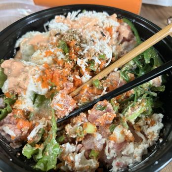 Poke Dondon - Poke bowl with lomi lomi salmon and spicy tuna - Poke Near Me - Seattle, Washington Poke Dondon - Poke bowl with lomi lomi salmon and spicy tuna - Poke Near Me - Seattle, Washington